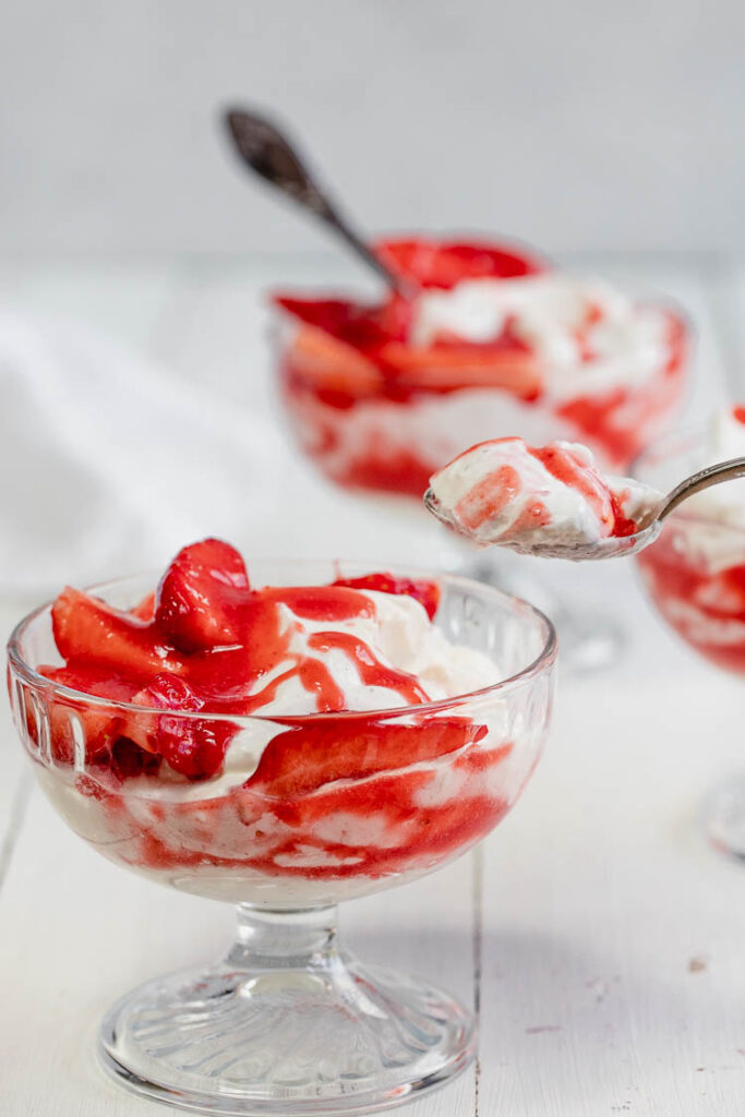 Fontainebleau aux fraises au Thermomix - portrait