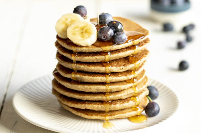 Pancakes healthy à la banane et flocons d'avoine au Thermomix