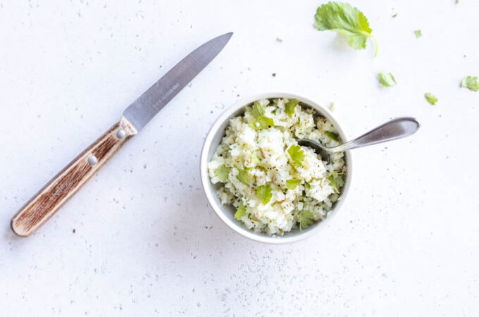 Salade de céleri-rave à la coriandre au Thermomix