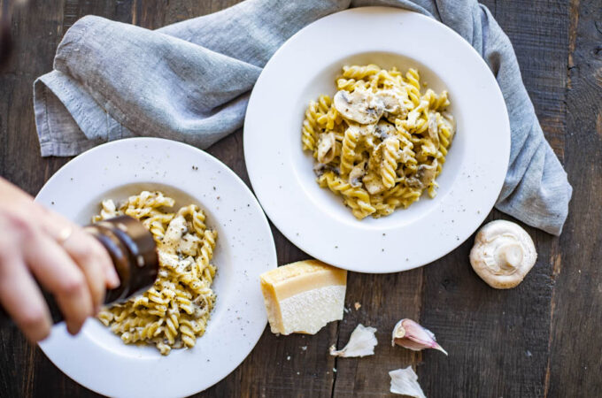 One pot pasta aux champignons au Thermomix