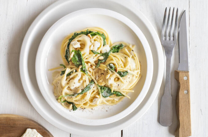 One pot pasta aux épinards et gorgonzola au Thermomix