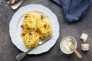 Spaghetti à la carbonara au Thermomix