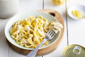 Tagliatelles à la crème de thon au Thermomix