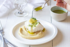 Cabillaud à la purée de panais, sauce citron aneth au Thermomix