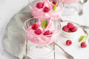 Mousse aux framboises au Thermomix