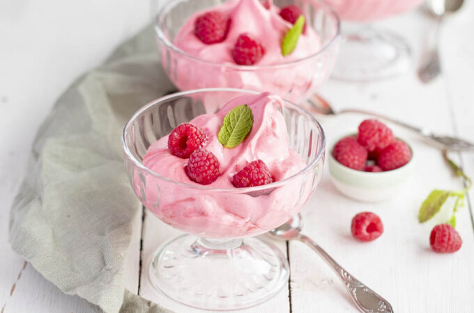 Mousse aux framboises au Thermomix