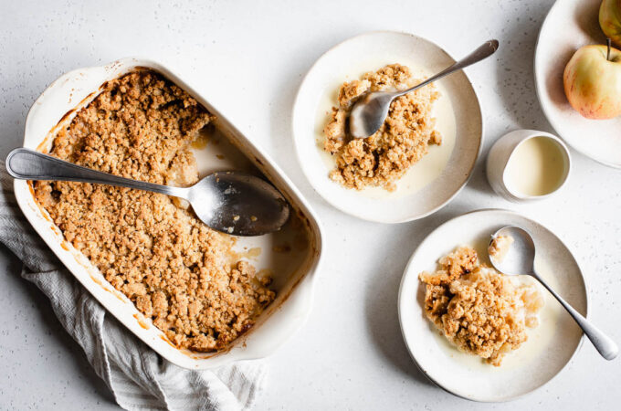 Crumble aux pommes au Thermomix