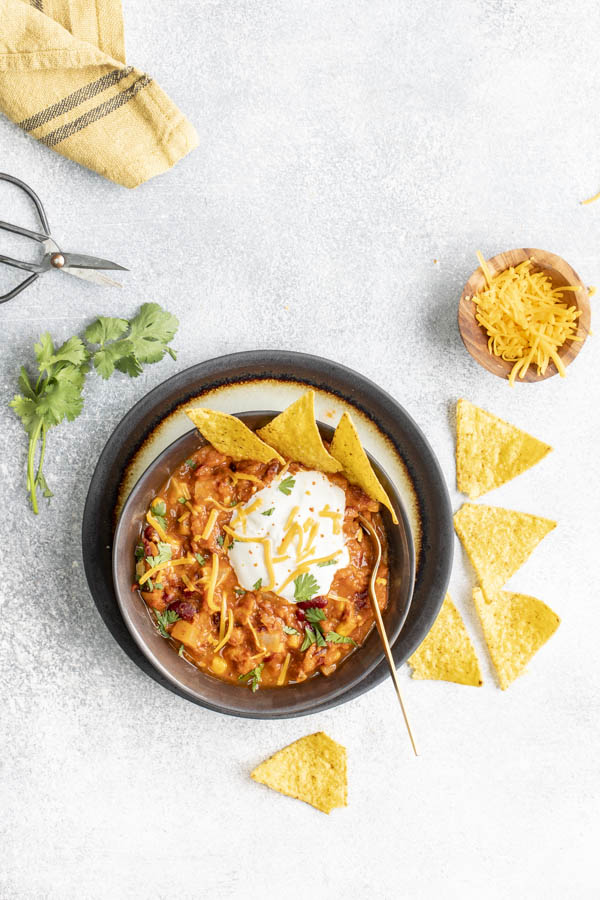 Chili con navet au Thermomix