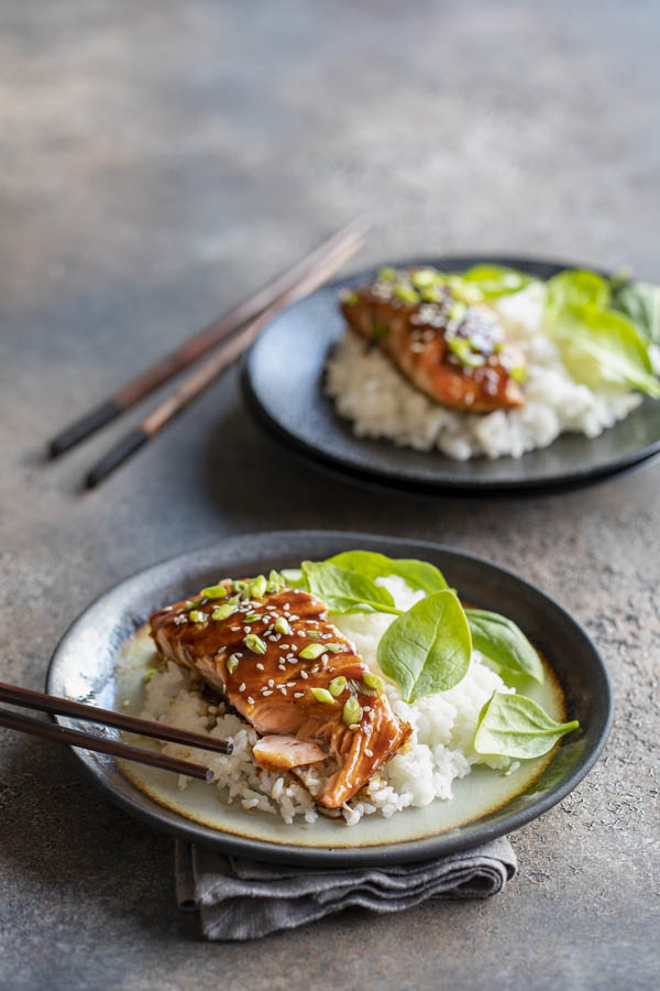 Saumon teriyaki au Thermomix