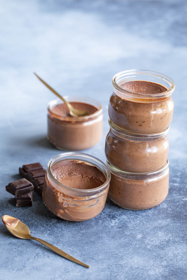 Petits pots de crème au chocolat au Thermomix