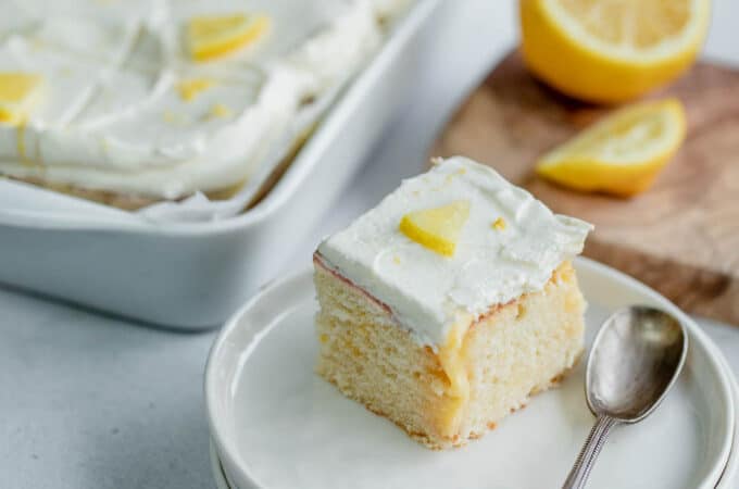 Gâteau percé au citron au Thermomix