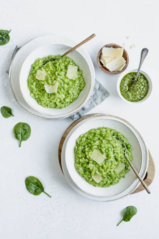 Risotto vert au Thermomix vu de dessus