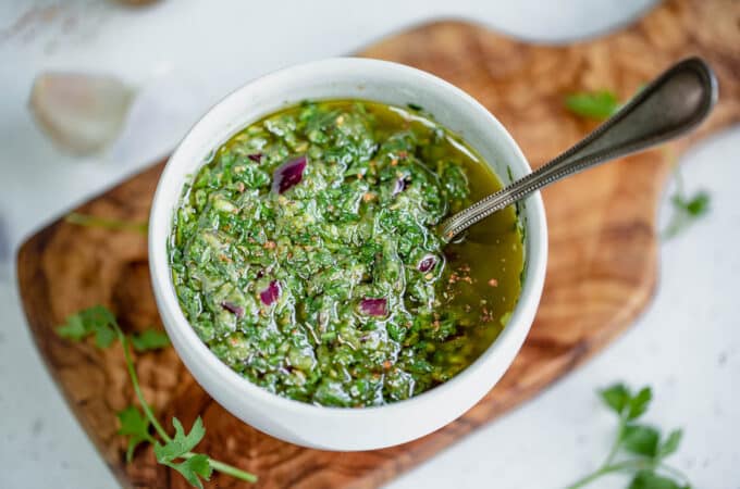 Sauce chimichurri au Thermomix