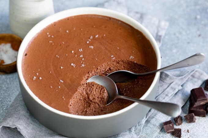 Mousse au chocolat végétale au Thermomix