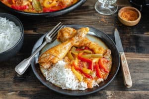 Poulet basquaise au Thermomix