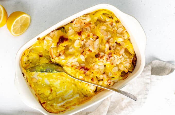 Gratin de chou-fleur au curry au Thermomix