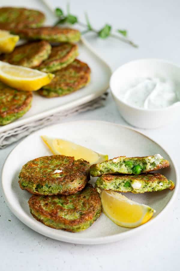 Croquettes aux petits pois au Thermomix d'Ottolenghi