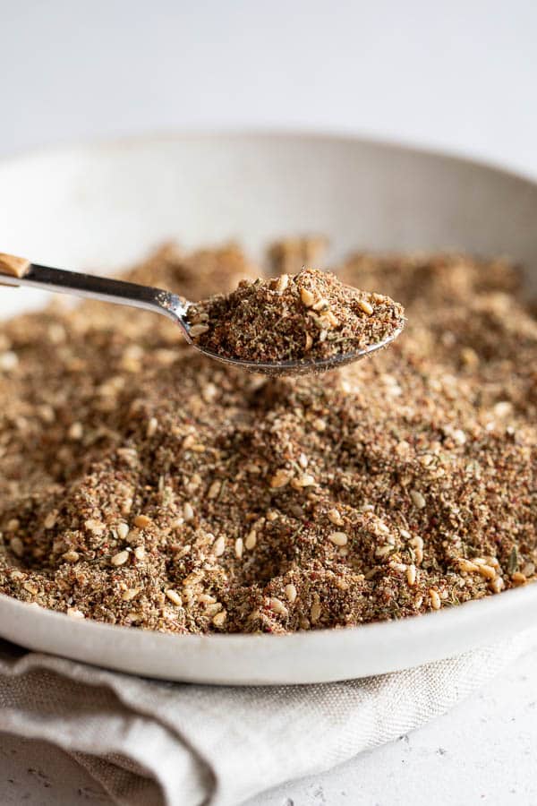 Zaatar au Thermomix en gros plan