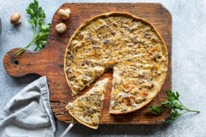 Tarte aux champignons au Thermomix