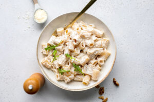 Pâtes au pesto bianco au Thermomix