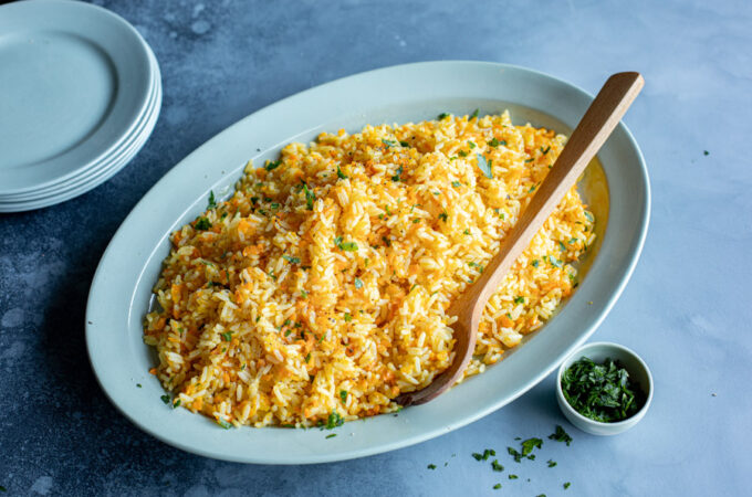 Riz à la carotte à la portugaise au Thermomix