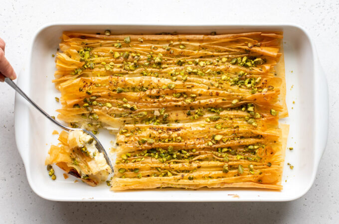 Mille-filo au Thermomix pistache fleur d’oranger