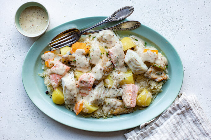 Choucroute de la mer au Thermomix