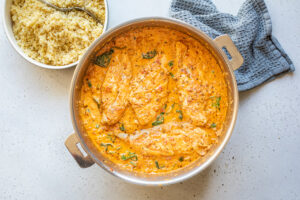 Marry me chicken au thermomix aux épinards & boulgour