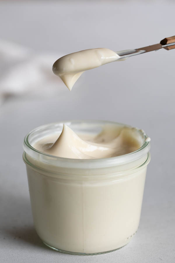Recette de mayonnaise longue conservation au Thermomix