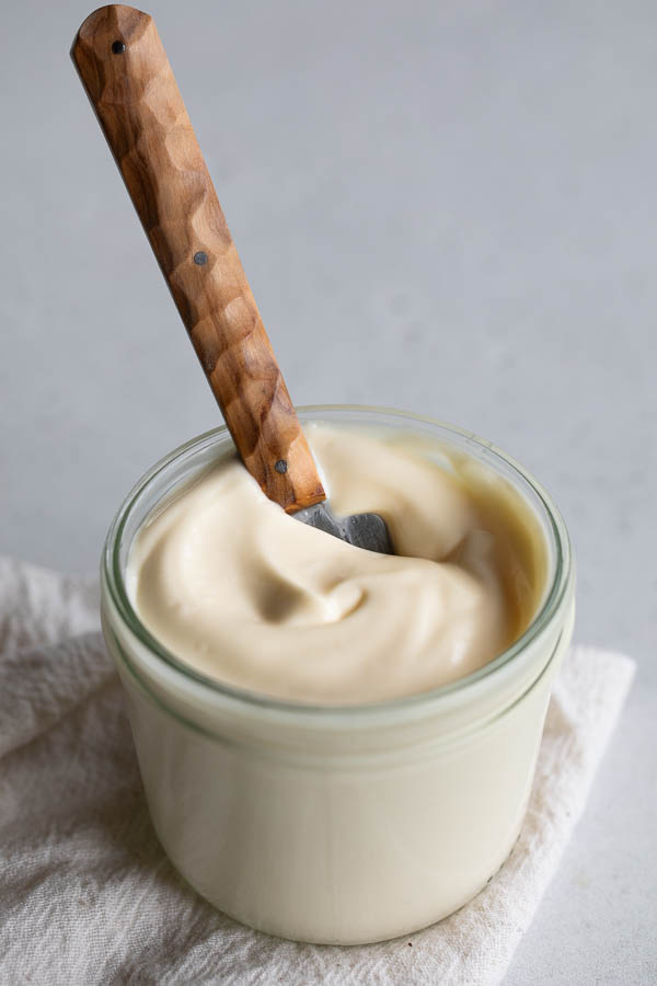 Pot de mayonnaise maison au Thermomix longue conservation
