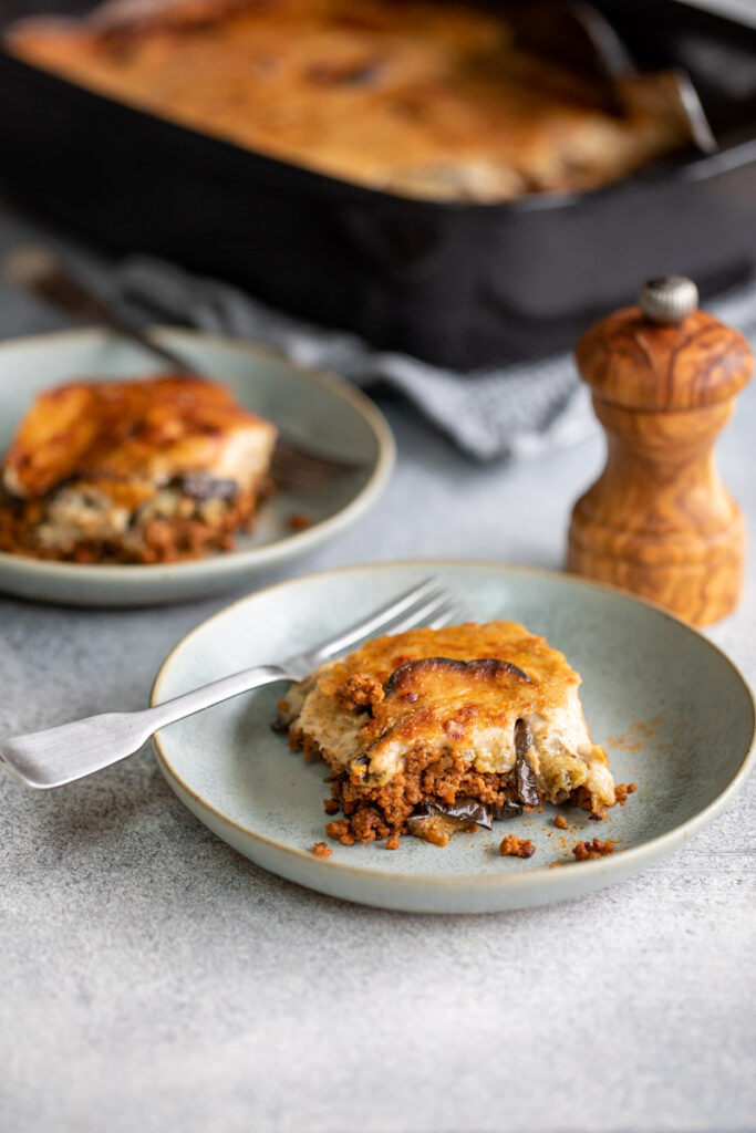 Moussaka au Thermomix avec son plat