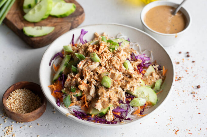 salade de poulet bang bang Thermomix