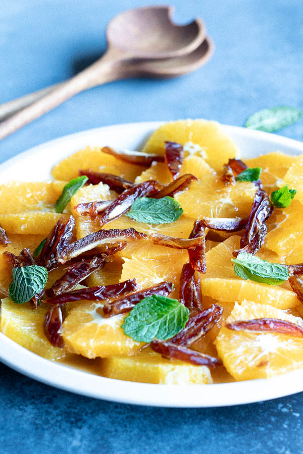 Salade d'oranges aux dattes Ă la marocaine au Thermomix