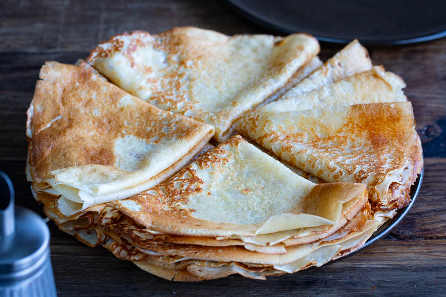 Crêpes sans œufs {option vegan}
