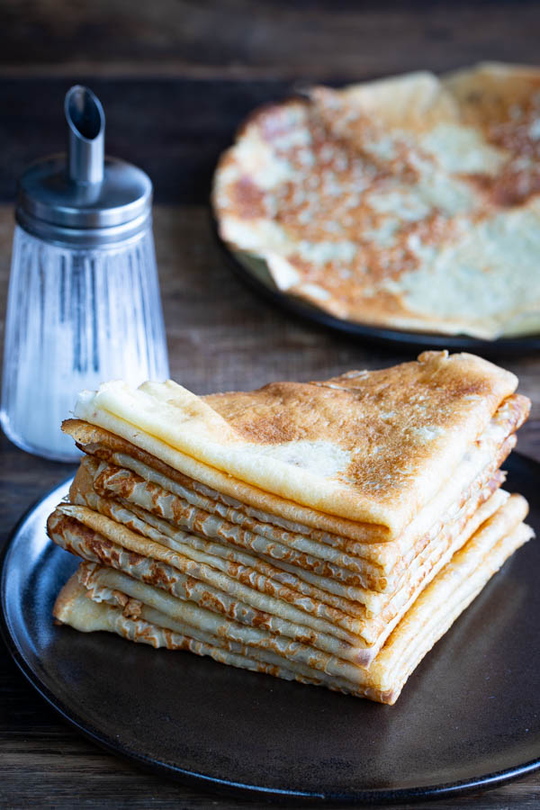 Crêpes sans œufs au Thermomix