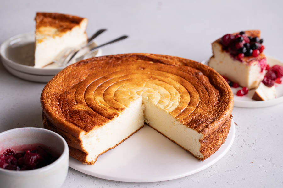 Gâteau au skyr {un nuage ultra protéiné}