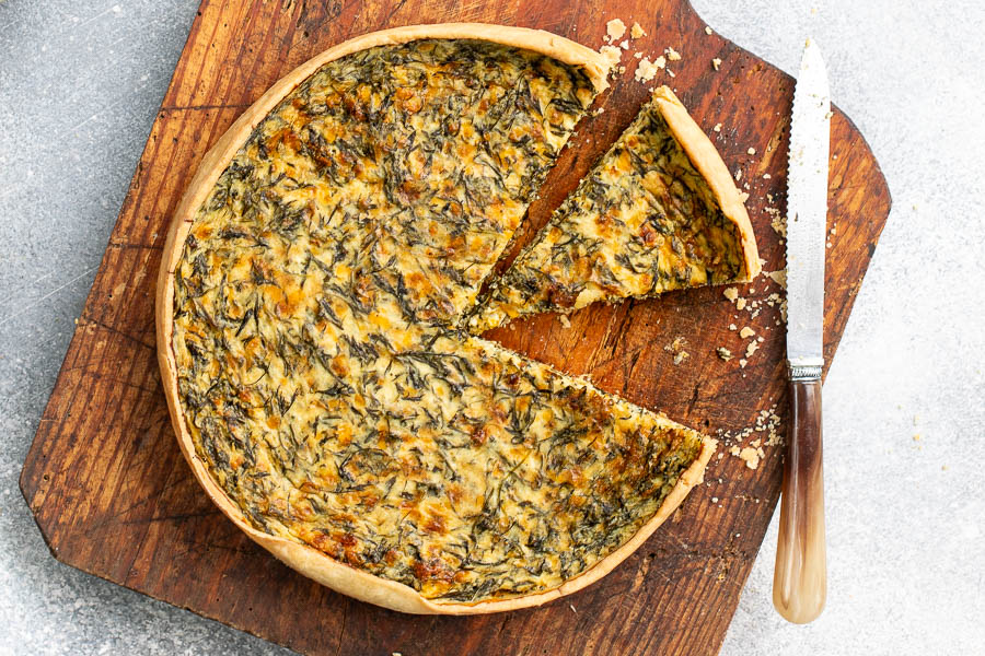 Quiche aux fanes de carottes au Thermomix