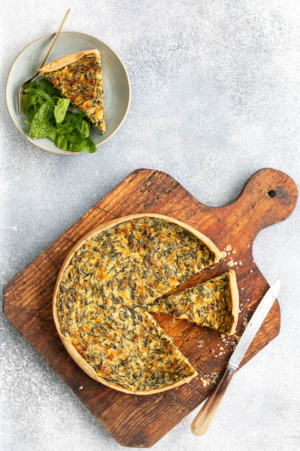 Quiche aux fanes de carottes au Thermomix