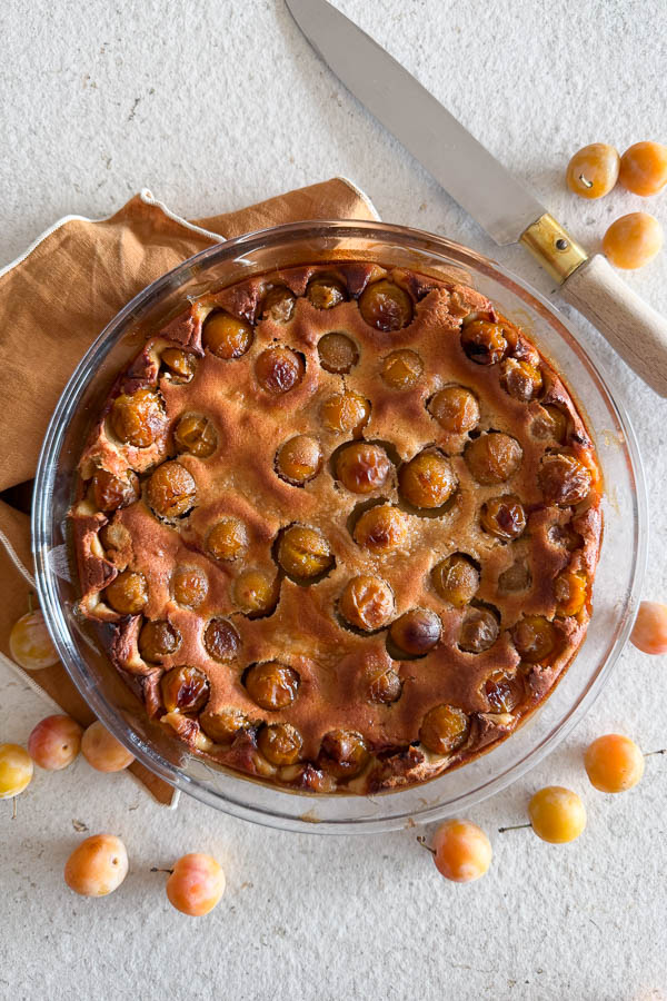 Clafoutis aux mirabelles au Thermomix