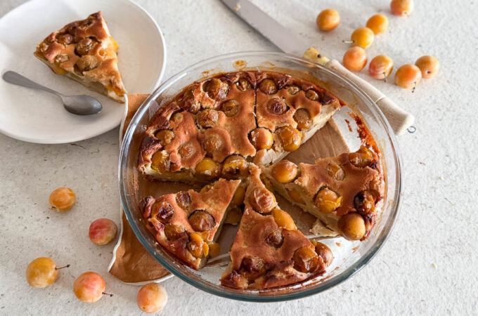 Clafoutis aux mirabelles au Thermomix