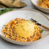Salade boost carotte quinoa houmous au Thermomix