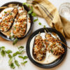 Aubergines rôties boulgour crème de feta au Thermomix