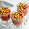 Crumble fraise rhubarbe Thermomix