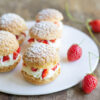 Choux à la chantilly et aux fraises au Thermomix