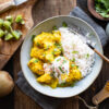 Curry de poulet au kiwi express au thermomix